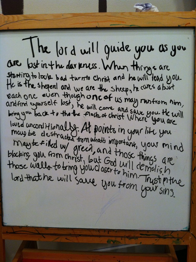 Advent Prayer from Middle Schooler